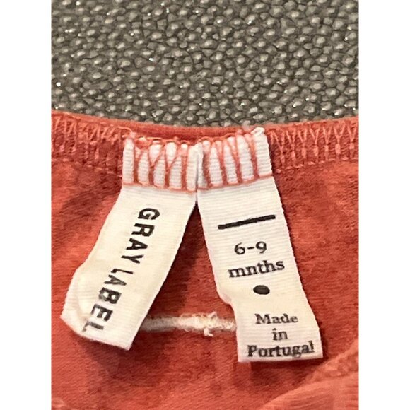 Gray Label Snap Tee 6M EUC - Picture 2 of 3